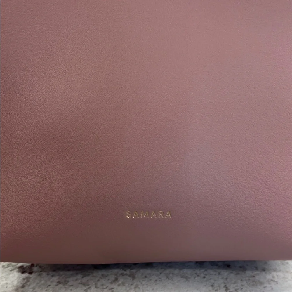 Samara Pink Crossbody Bag with Minimalist Design- Vegan Leather